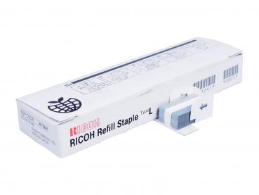 Genuine Staple Cartridge Box Typ: L for Ricoh Aficio: 1060 / 1075 / 2051 / 2060 / 2075 / 2090 / 2105 / MP 1100 / MP 1350 / MP 4000 / MP 4001 / MP 4002 / MP 5000 / MP 5001 / MP 5500 / MP 6000 / MP 6001 / MP 6002 / MP 6500 / MP 7000 / MP 7001 / MP 7500 / MP
