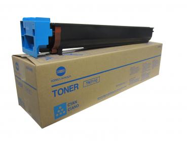 Original Toner Typ: TN-711C Cyan für Konica-Minolta C654 / C654e / C754 / C754e
