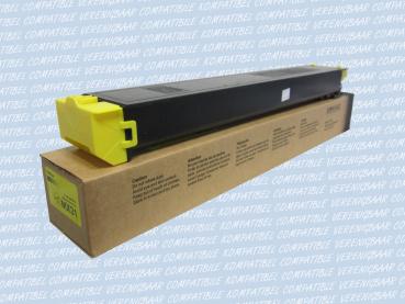 Compatible Toner Typ: MX23GTYA yellow for Sharp MX-2010U / MX-2310U / MX-2314 / MX-2614N / MX-3111U / MX-3114