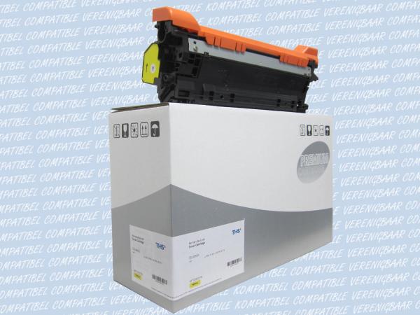 Compatible Toner Typ: CE402A yellow for HP LaserJet: Enterprise 500 / M551 / M570 / M575
