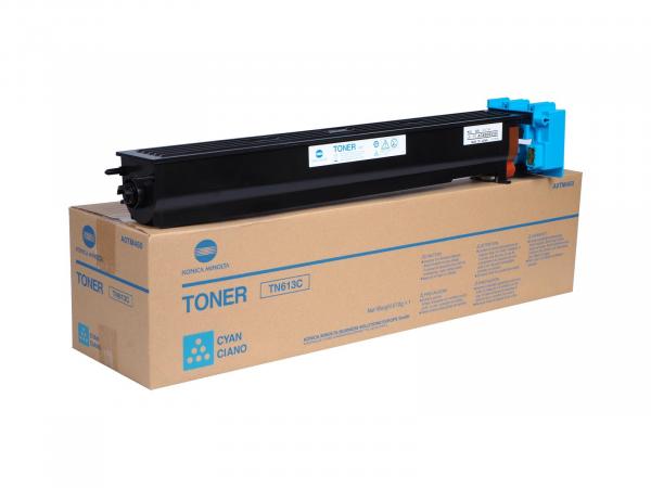 Genuine Toner Typ: TN-613C cyan for Konica-Minolta C452 / C552 / C652