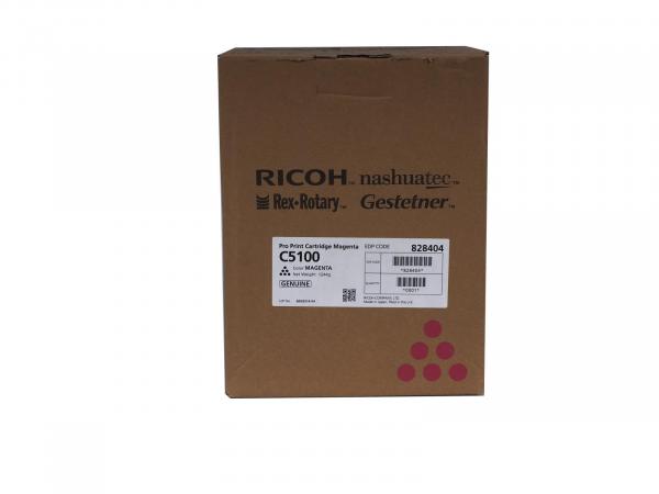 Genuine Toner Typ: 828404 magenta for Ricoh Pro C5100 / Pro C5110