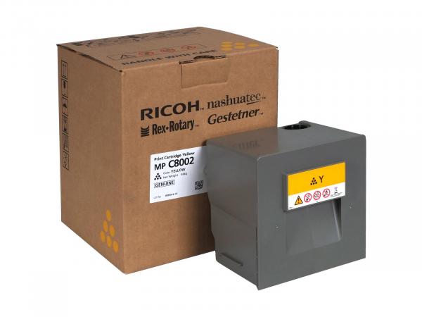 Genuine Toner Typ: 841785, 842148 yellow for Ricoh Aficio MP C6502 / Aficio MP C8002